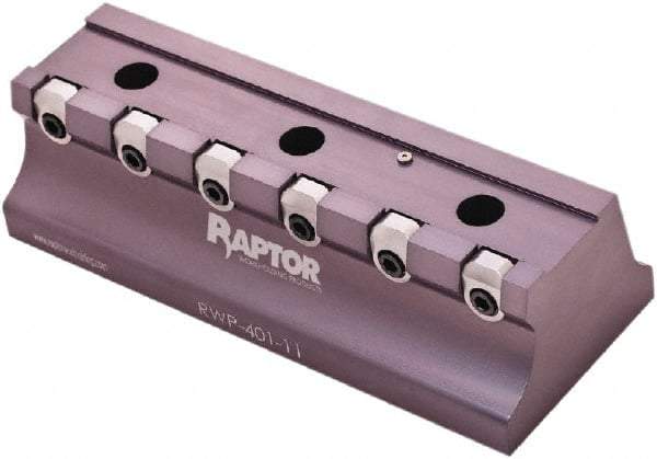 Raptor Workholding - 1-1/2" Jaw Width, 12" High x 17" Long x 7" Wide Dovetail Vise - For Use with 4 & 5 Axis Workholding Systems - Americas Industrial Supply