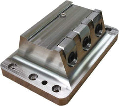Raptor Workholding - 2-3/4" Jaw Width, 10" High x 10" Long x 8" Wide Dovetail Vise - For Use with 4 & 5 Axis Workholding Systems - Americas Industrial Supply