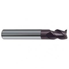 1/2" Dia. - 2-1/2" OAL - 3 FL 45 Helix Firex Carbide End Mill - Americas Industrial Supply