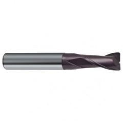 3/16 Dia. x 2 Overall Length 2-Flute Square End Solid Carbide SE End Mill-Round Shank-Center Cut-Firex - Americas Industrial Supply