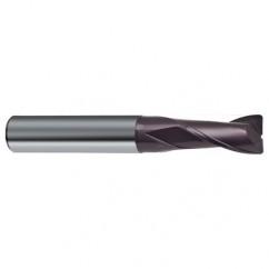 1/4 Dia. x 2-1/2 Overall Length 2-Flute Square End Solid Carbide SE End Mill-Round Shank-Center Cut-Firex - Americas Industrial Supply