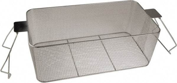 CREST ULTRASONIC - Stainless Steel Parts Washer Basket - 5.177" High, Use with Parts Washers - Americas Industrial Supply