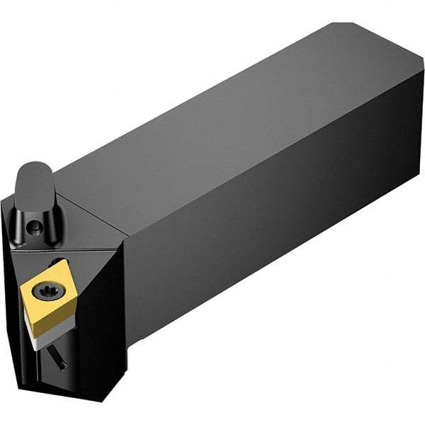 Sandvik Coromant - Right Hand Cut, -3° Lead Angle, 25mm Shank Height x 25mm Shank Width, Neutral Rake Indexable Turning Toolholder - DCMT 11 T3 08 Insert Compatibility, Series CoroTurn 107 - Americas Industrial Supply