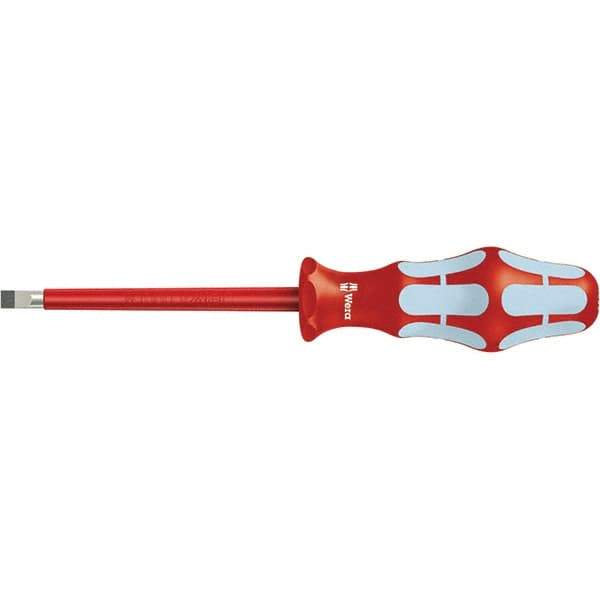 Wera - 3-1/8" Blade Length Insulated Screwdriver - 137mm OAL - Americas Industrial Supply