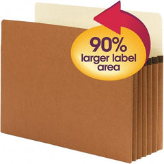 SMEAD - 11-3/4 x 9-1/2", Letter Size, Redrope, Expansion Folders - Americas Industrial Supply