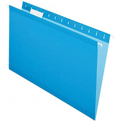 Pendaflex - 8-1/2 x 14", Legal, Blue, Hanging File Folder - 11 Point Stock, 1/5 Tab Cut Location - Americas Industrial Supply