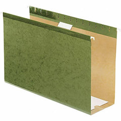 Pendaflex - 8-1/2 x 14", Legal, Standard Green, Hanging File Folder - 11 Point Stock, 1/5 Tab Cut Location - Americas Industrial Supply