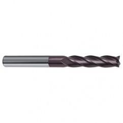 1/4 Dia. x 4 Overall Length 4-Flute Square End Solid Carbide SE End Mill-Round Shank-Center Cut-Firex - Americas Industrial Supply