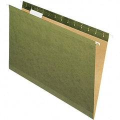 Pendaflex - 8-1/2 x 14", Legal, Standard Green, Hanging File Folder - 11 Point Stock, Straight Tab Cut Location - Americas Industrial Supply