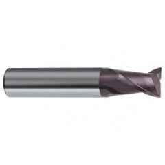 1/8 Dia. x 1-1/2 Overall Length 2-Flute Square End Solid Carbide SE End Mill-Round Shank-Center Cut-Firex - Americas Industrial Supply