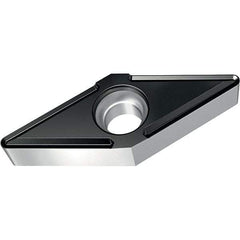 Walter - VBMT FP6 Grade WPP10S Turning Insert - TiCN+Al2O3+(TiCN) Finish, 35° Rhombic, 9.53mm Inscr Circle, 4.76mm Thick, 1.2mm Corner Radius - Americas Industrial Supply