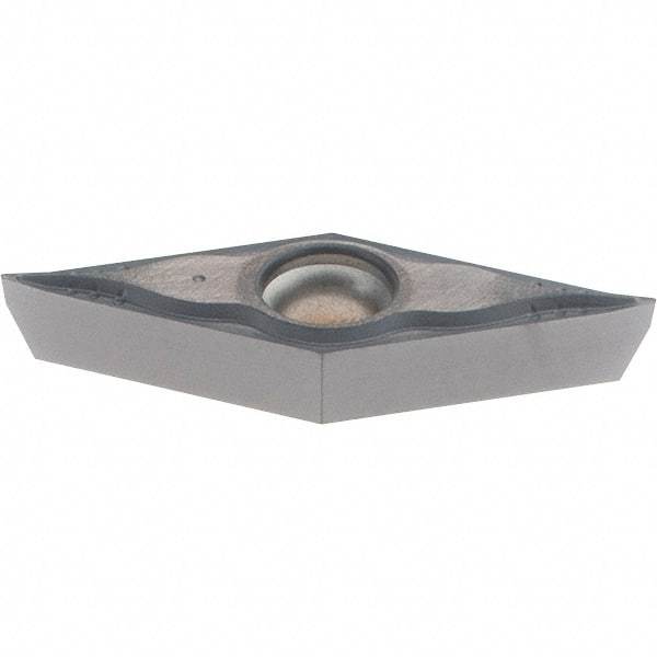 Walter - VCGT330.5 MM4 Grade WSM01 Carbide Turning Insert - TiAlN Finish, 35° Diamond, 3/8" Inscr Circle, 3/16" Thick, 0.008" Corner Radius - Americas Industrial Supply