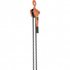 Vestil - 6,000 Lb Lifting Capacity, 20' Lift Height, Lever Hoist - Made from Chain - Americas Industrial Supply