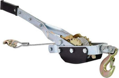 Vestil - 2,000 to 4,000 Lb Lifting Capacity, 10' Lift Height, Puller Hoist - Made from Wire Rope - Americas Industrial Supply