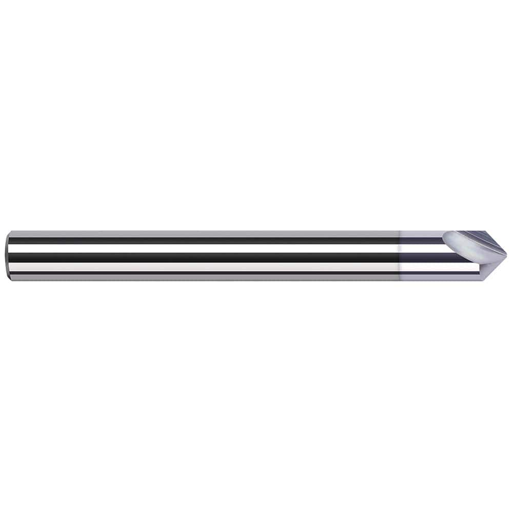 Engraving Cutter: 300 °, 1/4″ Dia, Tip Radius Point, Solid Carbide TiB2 Finish, 0.452″ LOC, 1/4″ Shank, 2-1/2″ OAL, 2 Flutes, Use on Non-Ferrous Materials