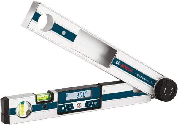 Bosch - Digital & Dial Protractors Style: Angle Measuring Range (Degrees): 220 - Americas Industrial Supply