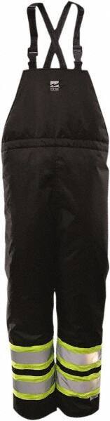 Viking - Size S, Black, Cold Weather Bib Overall - Hook & Loop Ankle - Americas Industrial Supply