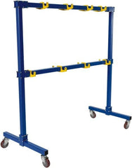 Vestil - 2 Shelf, 1,000 Lb Capacity, Blue Gantry - 77-1/16" Wide x 76-11/16" High x 39" Deep - Americas Industrial Supply