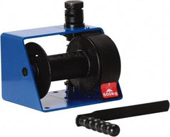 Vestil - 1,000 Lb Cable Limit x 45' Winch Cable Worm Gear Winch - 7" Long x 10-1/4" Deep x 7" High - Americas Industrial Supply