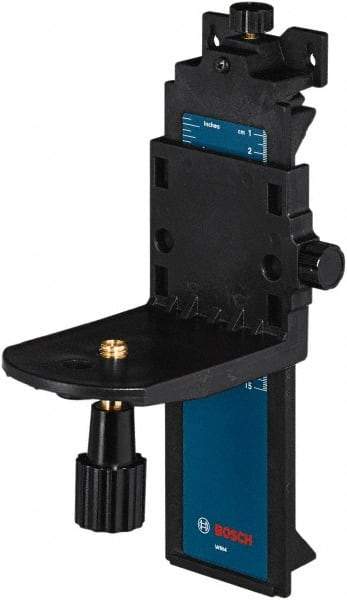 Bosch - 13" Long x 8.19" Wide, Level Mount - Use with Rotary Laser & Laser Levels - Americas Industrial Supply