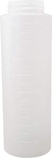 PRO-SOURCE - 8 oz Polyethylene Bottle - Clear - Americas Industrial Supply