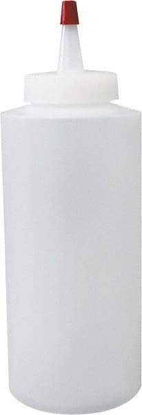 PRO-SOURCE - 12 oz Polyethylene Bottle with Applicator - Clear - Americas Industrial Supply
