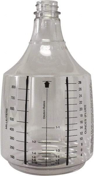 PRO-SOURCE - 36 oz Polyethylene Bottle - Clear - Americas Industrial Supply