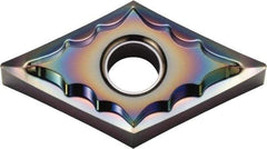 Kyocera - DNMG431 AH Grade PDL025 Carbide Turning Insert - Al2O3 Finish, 55° Diamond, 1/2" Inscr Circle, 3/16" Thick, 1/64" Corner Radius - Americas Industrial Supply