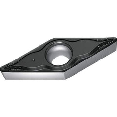 Walter - VCGT160408 MM4 Grade WSM20S Carbide Turning Insert - TiALN/Al2O3 Finish, 35° Diamond, 3/8" Inscr Circle, 3/16" Thick, 0.031" Corner Radius - Americas Industrial Supply