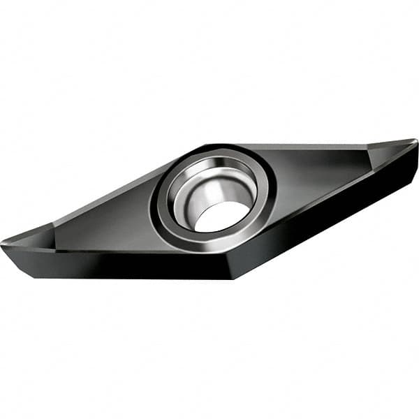 Walter - VCGT2.520.5 MN2 Grade WNN10 Carbide Turning Insert - Proprietary Finish, 35° Diamond, 5/16" Inscr Circle, 1/8" Thick, 0.008" Corner Radius - Americas Industrial Supply