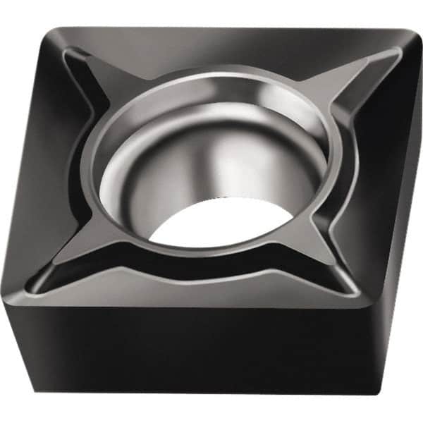 Walter - SCGT32.52 FN2 Grade WNN10 Carbide Turning Insert - Proprietary Finish, 90° Square, 3/8" Inscr Circle, 5/32" Thick, 0.031" Corner Radius - Americas Industrial Supply