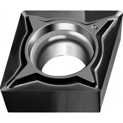 Walter - CCGT32.50.2 FN2 Grade WNN10 Carbide Turning Insert - Proprietary Finish, 80° Diamond, 3/8" Inscr Circle, 5/32" Thick, 0.004" Corner Radius - Americas Industrial Supply