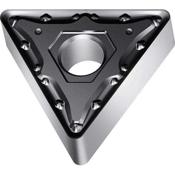 Walter - TNMG332 MM5 Grade WSM20S Carbide Turning Insert - TiALN/Al2O3 Finish, 60° Triangle, 3/8" Inscr Circle, 3/16" Thick, 0.031" Corner Radius - Americas Industrial Supply
