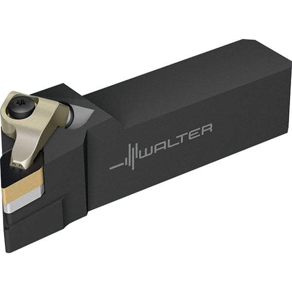 Walter - DDJN, Left Hand Cut, 93° Lead Angle, 25mm Shank Height x 25mm Shank Width, Negative Rake Indexable Turning Toolholder - 140mm OAL, DN.. 1506 Insert Compatibility, Series DDJN - Americas Industrial Supply