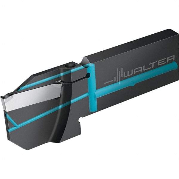 Walter - 32mm Blade Height, 1/4" Blade Width, 110mm OAL, Left Hand Cut, Single End Indexable Cut-Off Blade - 33mm Max Depth of Cut, G1041 Blade, GX Series - Americas Industrial Supply