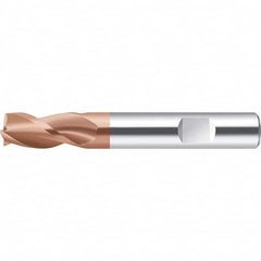 Walter-Prototyp - 3/4", 38mm LOC, 3/4" Shank Diam, 4" OAL, 3 Flute, Solid Carbide Square End Mill - AlCrN Finish, Spiral Flute, 35° Helix, Right Hand Cut, Right Hand Flute, Series MC232 - Americas Industrial Supply