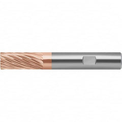 Walter-Prototyp - 10mm, 22mm LOC, 10mm Shank Diam, 72mm OAL, 10 Flute, Solid Carbide Square End Mill - TiAlSiN Finish, Spiral Flute, 30° Helix, Right Hand Cut, Right Hand Flute, Series MC183 - Americas Industrial Supply