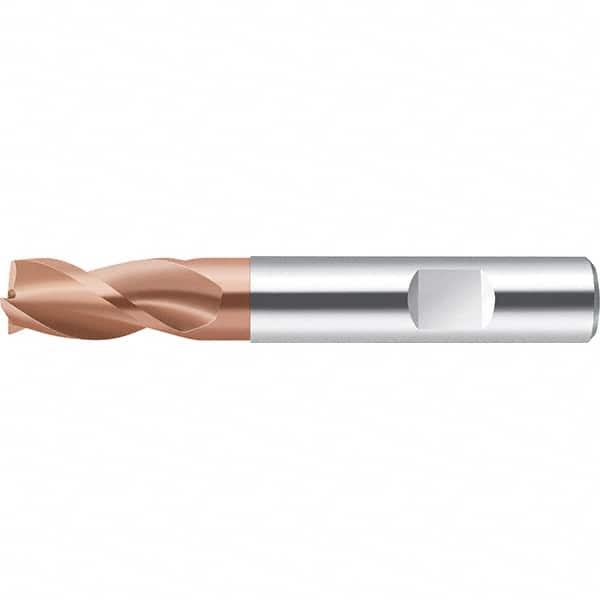 Walter-Prototyp - 20mm, 52mm LOC, 20mm Shank Diam, 104mm OAL, 3 Flute, Solid Carbide Square End Mill - AlCrN Finish, Spiral Flute, 35° Helix, Right Hand Cut, Right Hand Flute, Series MC232 - Americas Industrial Supply