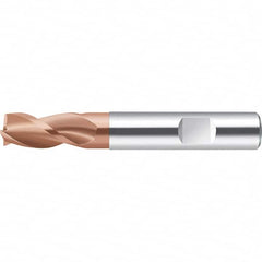 Walter-Prototyp - 20mm, 52mm LOC, 20mm Shank Diam, 104mm OAL, 3 Flute, Solid Carbide Square End Mill - AlCrN Finish, Spiral Flute, 35° Helix, Right Hand Cut, Right Hand Flute, Series MC232 - Americas Industrial Supply