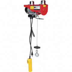 Vestil - 0.1 Ton Capacity, 30 FPM Lift Speed, 115 Volt, Cable Hoist Puller - 18 & 36' Max Lift - Americas Industrial Supply