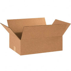 Made in USA - Pack of (25) 12" Wide x 18" Long x 6" High Corrugated Shipping Boxes - Americas Industrial Supply