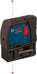 Bosch - 2 Beam 100' Max Range Self Leveling Dot Laser Level - 1/4" at 100' & 1/8" at 30' Accuracy, Battery Included - Americas Industrial Supply