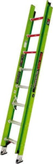 Little Giant Ladder - 16' High, Type IAA Rating, Fiberglass Extension Ladder - 375 Lb Capacity, 14' Working Length - Americas Industrial Supply
