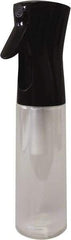 PRO-SOURCE - 10 oz Polyethylene Bottle & Trigger Sprayer - Black - Americas Industrial Supply