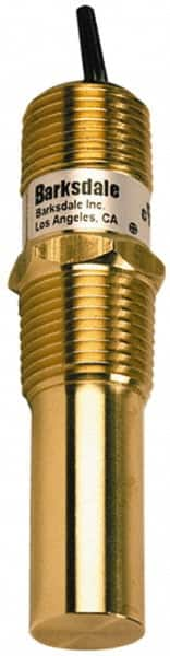 Barksdale - 50 to 300°F Bi-Metal Compact Switch - 1/2" NPT, 11/16 x 1-1/2 Rigid Stem, Brass, ±10°F - Americas Industrial Supply