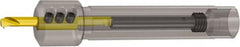 Vargus - Internal Thread, Neutral Cut, 5/8" Shank Width x 0.63" Shank Height Indexable Threading Toolholder - 3.74" OAL, 6.0SIR Insert Compatibility, SMC Toolholder, Series Micro - Americas Industrial Supply