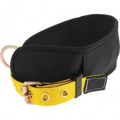 PRO-SAFE - Size S, 32 to 40" Waist, Single D-Ring Style Body Belt - Polyester Webbing, Tongue Buckle Connection - Americas Industrial Supply