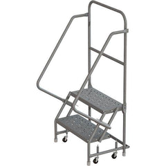 TRI-ARC - Rolling & Wall Mounted Ladders & Platforms Type: Rolling Warehouse Ladder Style: Rolling Platform Ladder - Americas Industrial Supply