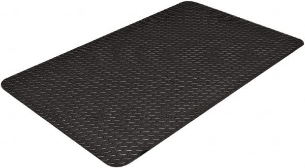 Ability One - 12' Long x 3' Wide x 9/16" Thick Dry/Wet Environment Heavy Duty Anti-Fatigue Matting - Americas Industrial Supply