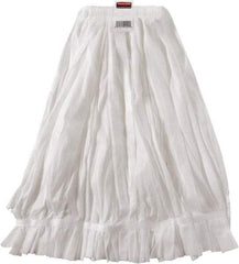 Rubbermaid - 5" White Head Band, Large Rayon Cut End Mop Head - 4 Ply - Americas Industrial Supply